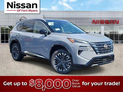 Boulder Gray Pearl/Super Black 2026 Nissan Rogue Platinum