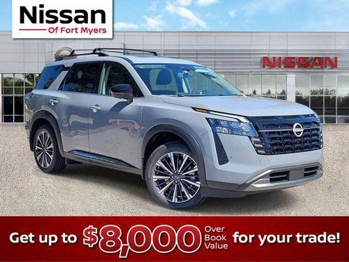 Boulder Gray Pearl 2026 Nissan Pathfinder Platinum