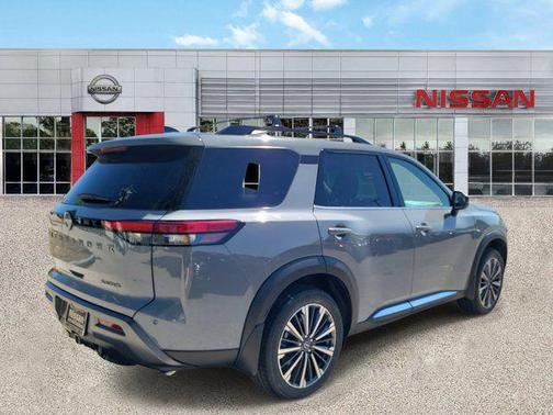Boulder Gray Pearl 2026 Nissan Pathfinder Platinum