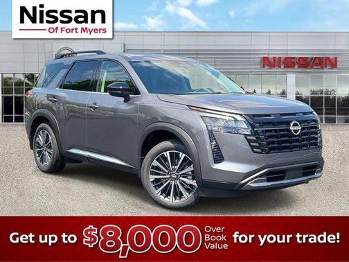 Gun Metallic 2026 Nissan Pathfinder Platinum