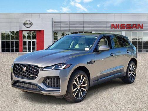 Gray 2023 Jaguar F-PACE R-Dynamic S P400 AWD Automatic