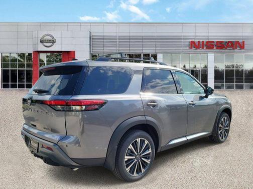 Gun Metallic 2026 Nissan Pathfinder Platinum
