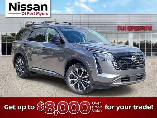 Gun Metallic 2026 Nissan Pathfinder Platinum