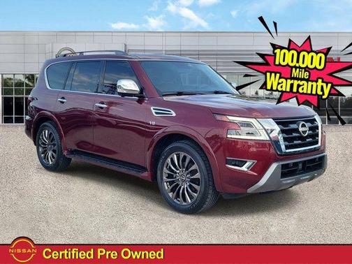 Coulis Red Pearl 2021 Nissan Armada Platinum 2WD