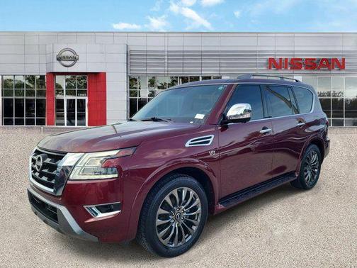Coulis Red Pearl 2021 Nissan Armada Platinum 2WD