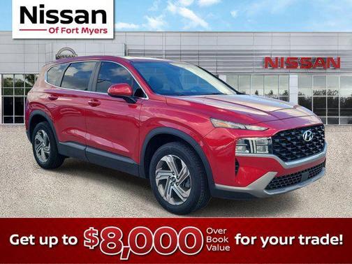 Calypso Red 2021 Hyundai SANTA FE SE