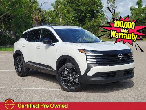 Aspen White Tricoat 2026 Nissan Kicks SR
