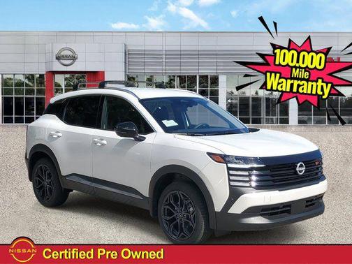 Aspen White Tricoat 2026 Nissan Kicks SR