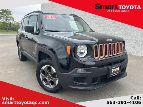 Black 2016 Jeep Renegade Sport