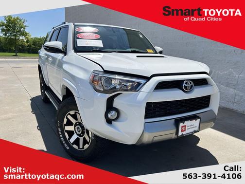 Super White 2019 Toyota 4Runner TRD Off Road Premium
