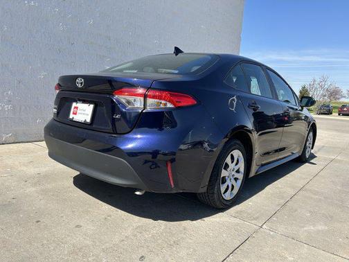 Blueprint/Midnight Black Metallic 2024 Toyota Corolla LE