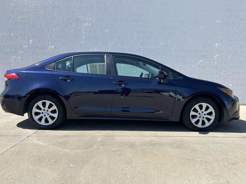 Blueprint/Midnight Black Metallic 2024 Toyota Corolla LE