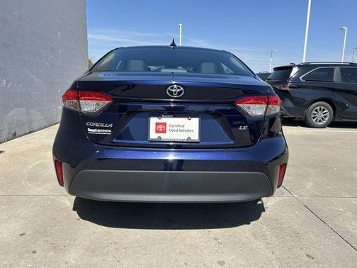 Blueprint/Midnight Black Metallic 2024 Toyota Corolla LE