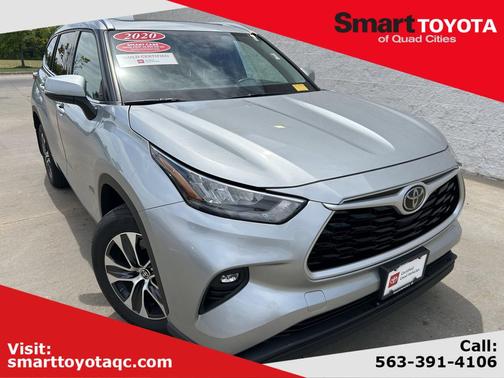Celestial Silver Metallic 2020 Toyota Highlander XLE