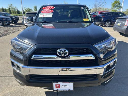 Midnight Black Metallic 2018 Toyota 4Runner Limited