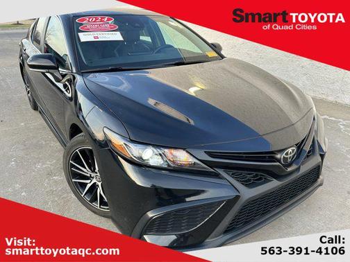 Midnight Black Metallic 2024 Toyota Camry SE