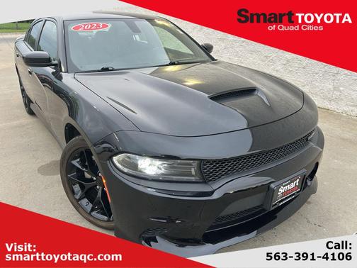 Pitch Black Clearcoat 2023 Dodge Charger GT
