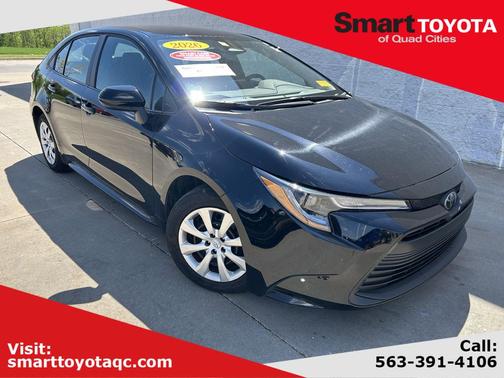 Midnight Black Metallic 2026 Toyota Corolla LE