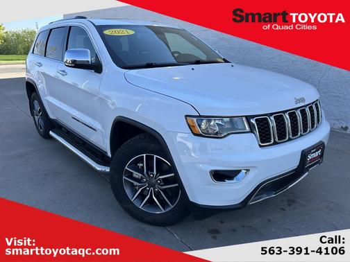 Bright White Clearcoat 2021 Jeep Grand Cherokee Limited
