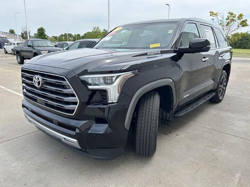 Midnight Black Metallic 2025 Toyota Sequoia Limited