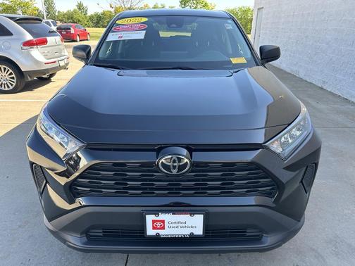 Midnight Black Metallic 2022 Toyota RAV4 LE
