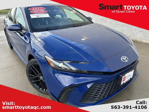 Blue 2025 Toyota Camry SE