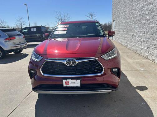 Ruby Flare Pearl 2024 Toyota Highlander Platinum