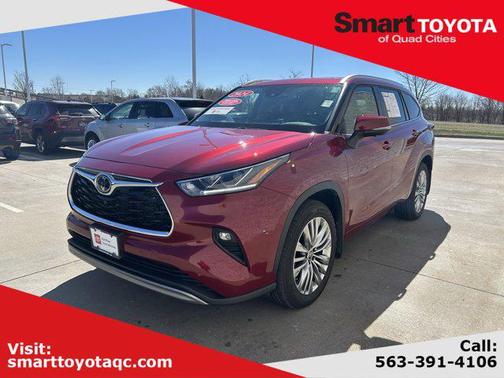 Ruby Flare Pearl 2024 Toyota Highlander Platinum