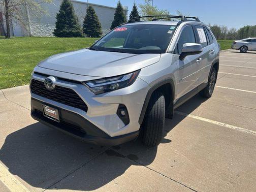 Silver Sky Metallic 2024 Toyota RAV4 Hybrid XLE Premium