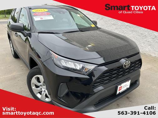Midnight Black Metallic 2021 Toyota RAV4 LE