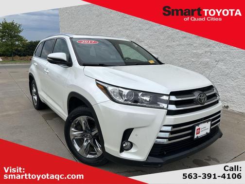 Blizzard Pearl 2017 Toyota Highlander Limited Platinum