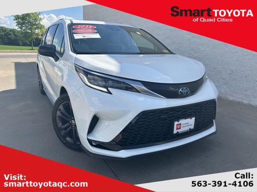 White 2022 Toyota Sienna XSE 7 Passenger