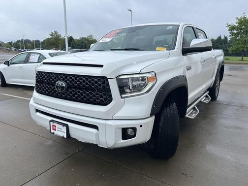 Super White 2020 Toyota Tundra Platinum