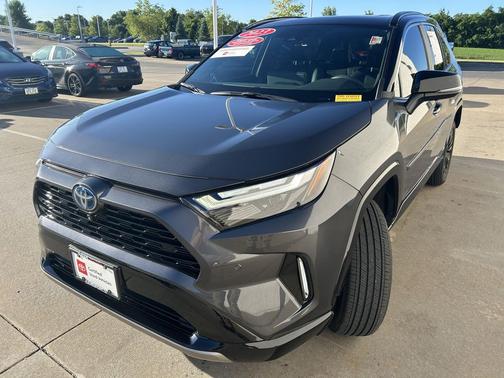 Midnight Black Metallic 2023 Toyota RAV4 Hybrid SE