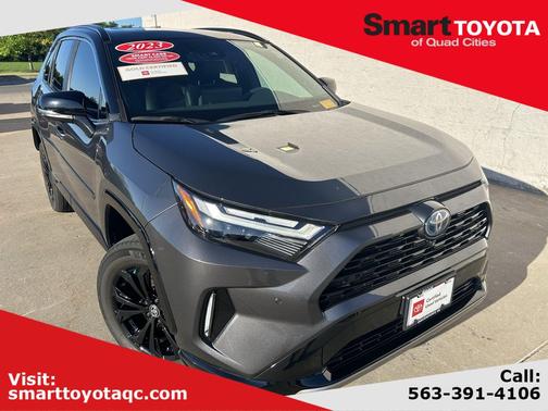 Midnight Black Metallic 2023 Toyota RAV4 Hybrid SE
