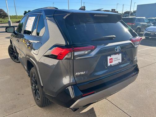 Midnight Black Metallic 2023 Toyota RAV4 Hybrid SE