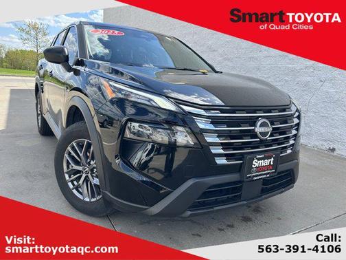Super Black 2025 Nissan Rogue S