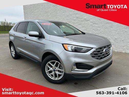 Silver Metallic 2022 Ford Edge SEL