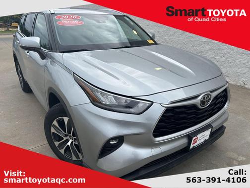 Celestial Silver Metallic 2020 Toyota Highlander XLE