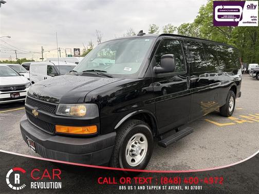 Black 2019 Chevrolet Express 3500 LS