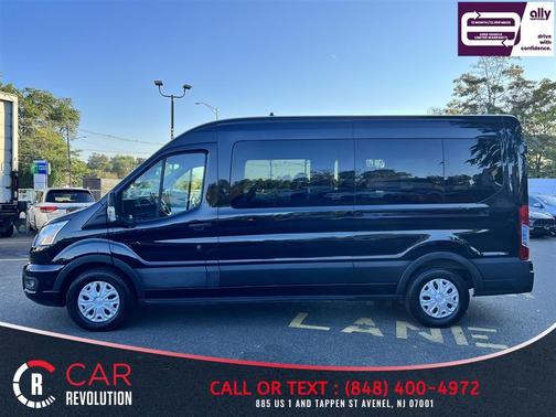 Black 2021 Ford Transit-350 XLT