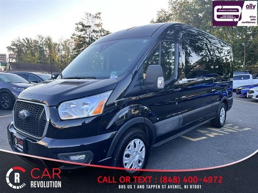 Black 2021 Ford Transit-350 XLT