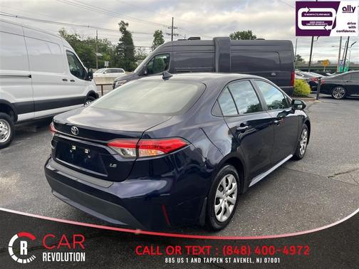 Blue 2022 Toyota Corolla LE