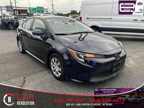 Blue 2022 Toyota Corolla LE