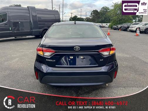 Blue 2022 Toyota Corolla LE