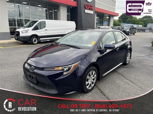 Blue 2022 Toyota Corolla LE