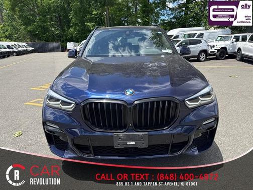 Blue 2021 BMW X5 M50i