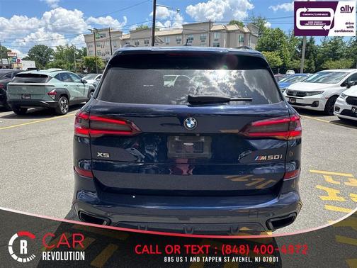Blue 2021 BMW X5 M50i