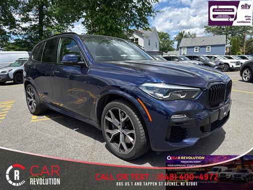 Blue 2021 BMW X5 M50i