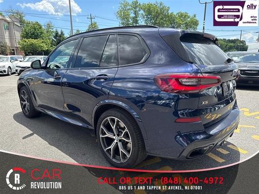 Blue 2021 BMW X5 M50i